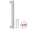 Nábytkové úchytky 20 ks stříbrné 160 mm nerezová ocel