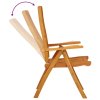 Skládací zahradní židle 2 ks masivní eukalyptové dřevo