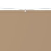 Vertikální markýza taupe 140 x 420 cm oxfordská látka