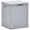 Zahradní úložný box 90 l světle šedý 45683