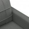 2místná pohovka tmavě šedá 140 cm textil 359092