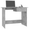 Psací stůl betonově šedý 100 x 50 x 76 cm kompozitní dřevo