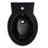 Černá keramická toaleta a bidet 270060