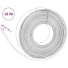 Travní lemy 4 ks šedé 10 m 10 cm polyethylen