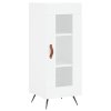 Skříň highboard bílá 34,5 x 34 x 180 cm kompozitní dřevo