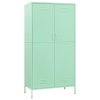 Šatní skříň mátová 90 x 50 x 180 cm ocel