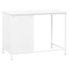 Industriální stůl se zásuvkami bílý 105 x 52 x 75 cm ocel
