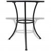 Bistro stolek modrý a bílý 60 cm mozaika 41530