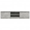 TV stolek betonově šedý 140 x 40 x 35,5 cm kompozitní dřevo