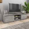 TV stolek betonově šedý 140 x 40 x 35,5 cm kompozitní dřevo