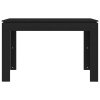 Jídelní stůl černý 120 x 60 x 76 cm kompozitní dřevo