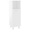 Koupelnová skříňka bílá 30 x 30 x 95 cm kompozitní dřevo