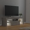 TV skříňka s LED osvětlením betonově šedá 120 x 35 x 40 cm