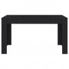 Jídelní stůl černý 140 x 74,5 x 76 cm kompozitní dřevo