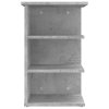 Odkládací skříňka betonově šedá 35x35x55 cm kompozitní dřevo