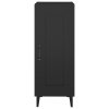 Příborník černý 34,5 x 34 x 90 cm kompozitní dřevo