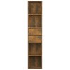 Knihovna kouřový dub 36 x 30 x 171 cm kompozitní dřevo