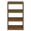 Knihovna / dělicí stěna medově hnědá 60x30x103,5 cm borovice