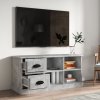 TV skříňka betonově šedá 102 x 35,5 x 47,5 cm kompozitní dřevo