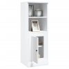 Skříň highboard lesklá bílá 36 x 35,5 x 103,5 kompozitní dřevo