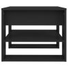 Konferenční stolek černý 55,5 x 55 x 45 cm kompozitní dřevo