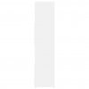 Knihovna / dělicí stěna bílá 105 x 24 x 102 cm