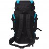 Outdoorový batoh XXL 75 l černý a modrý