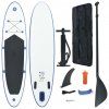 SUP paddleboard s příslušenstvím nafukovací modrobílý 92202
