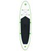 Nafukovací SUP paddleboard zeleno-bílý 92732