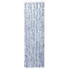 Závěs proti hmyzu stříbrný 90 x 200 cm Chenille