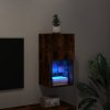 TV skříňka s LED osvětlením kouřový dub 30,5 x 30 x 60 cm