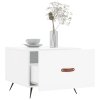 Konferenční stolky 2 ks lesklé bílé 50x50x40cm kompozitní dřevo
