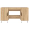 Psací stůl dub sonoma 140 x 50 x 75 cm kompozitní dřevo