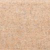Schodové rohože samolepicí 15 ks 65 x 21 x 4 cm krémové s obdélníkovým okrajem