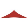 Stínící plachta 160 g/m² červená 3,5 x 3,5 x 4,9 m HDPE