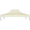 Střecha k party stanu 4 x 3 m krémová 270 g/m²