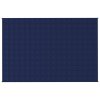 Zátěžová deka modrá 120 x 180 cm 9 kg textil