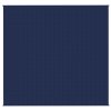 Zátěžová deka modrá 220 x 235 cm 11 kg textil