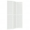 Skládací 3dílný paraván v japonském stylu 120 x 170 cm bílý