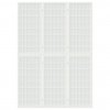 Skládací 3dílný paraván v japonském stylu 120 x 170 cm bílý