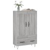 Skříň highboard šedá sonoma 69,5 x 31 x 115 cm kompozitní dřevo