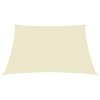 Stínící plachta oxfordská látka obdélníková 4 x 5 m krémová