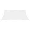 Stínící plachta oxfordská látka obdélníková 2,5 x 4,5 m bílá