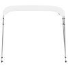 Bimini stříška se 4 oblouky bílá 243 x 196 x 137 cm 92368