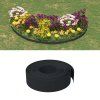 Travní lem černý 10 m 15 cm polyethylen 154397