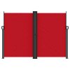Zatahovací boční markýza červená 180 x 1 200 cm