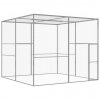 Klec pro kočky 3 x 3 x 2,5 m pozinkovaná ocel