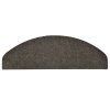 Schodové rohože samolepicí 10 ks 65 x 21 x 4 cm antracitové, půlkulaté, velké