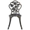 3dílný bistro set litý hliník 47858