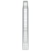 Klenuté gabionové koše 5 ks 400x30x220/240cm pozinkované železo